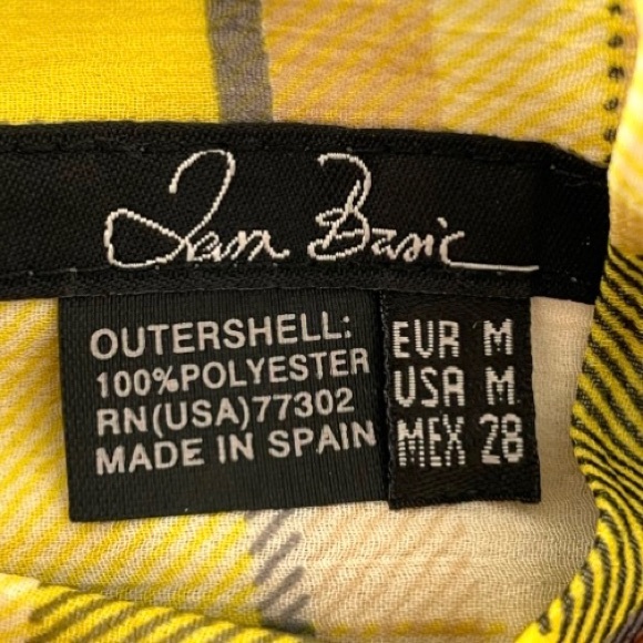 Zara Basic Yellow Plaid Sleeveless Top - Picture 3 of 3